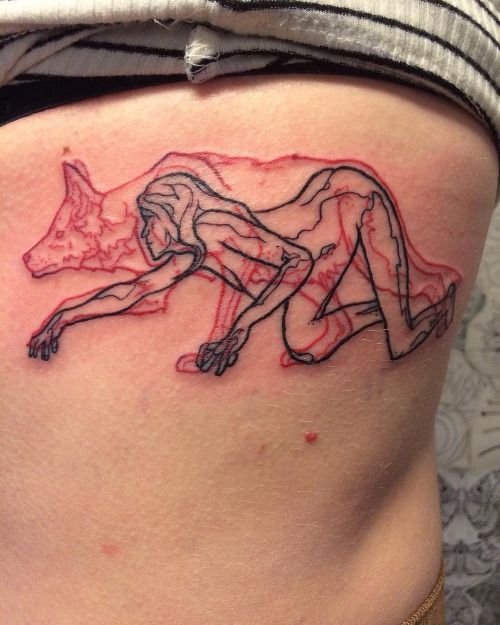 warewolf tattoos for women