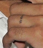 Best Tattoo Couple Name Design on Ring Finger Picture