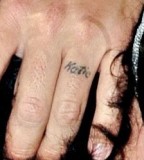 Couple Name Wedding First Ring Finger Tattoo Design