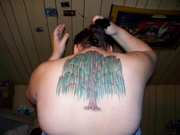 A Willow Tree Tattoo Boasts Both Symbolism and Beauty
