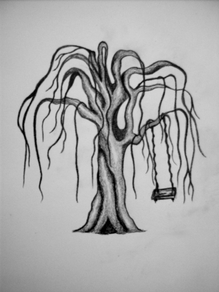 Weeping Willow Tree Tattoo Design Ideas
