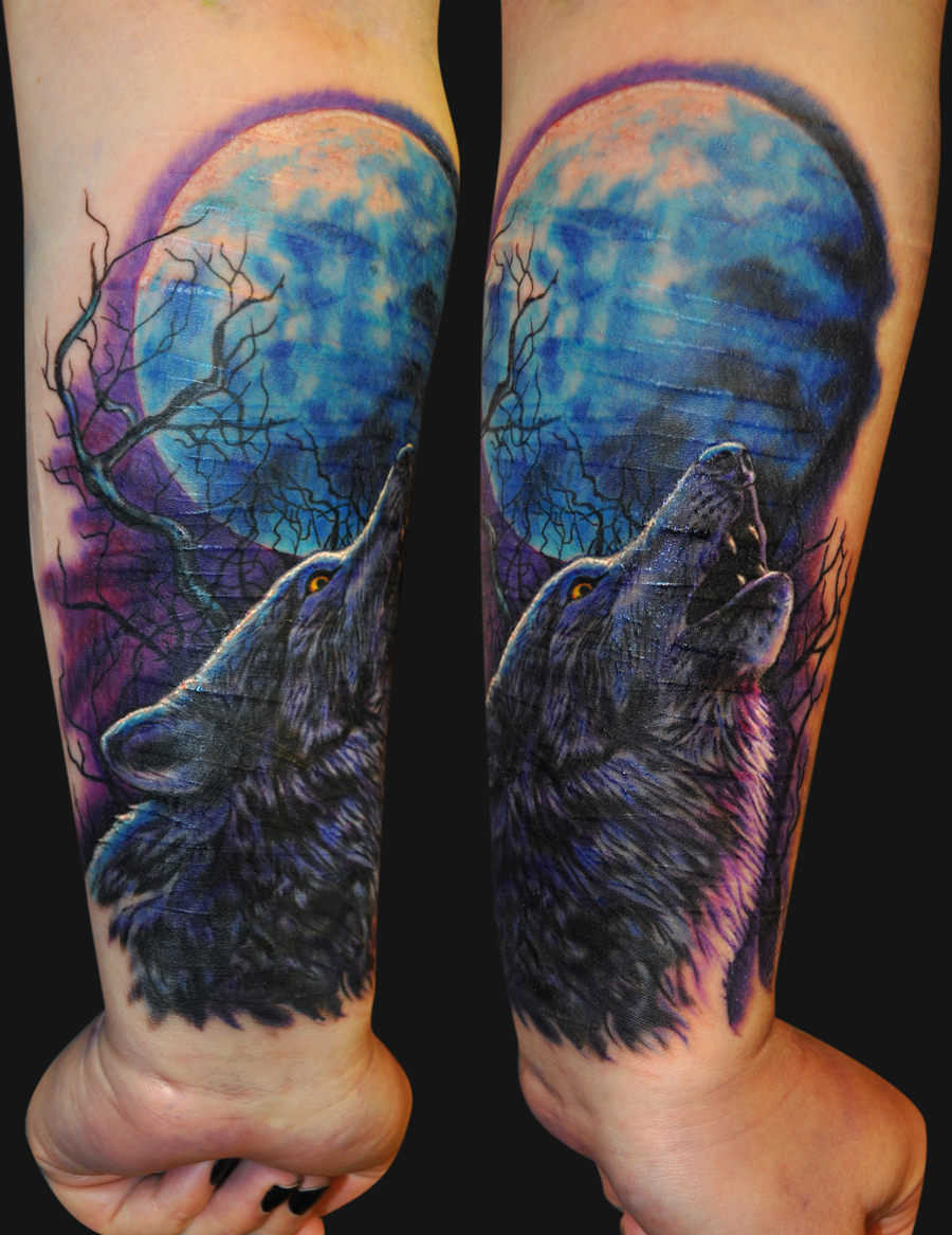 Forearm Wolf Tattoos – Tattoo Design For Men