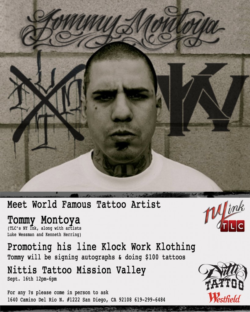 Tommy Montoya NY Ink Tattoo Artist
