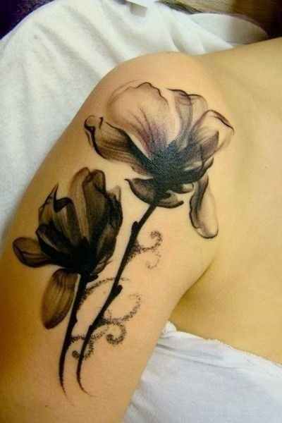 xray-flower-shoulder-tattoo